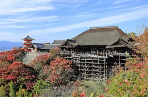Kiyomizu-dera in autumn · Kyoto, Japan