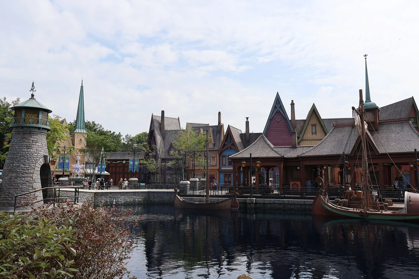 Nábřeží World of Frozen v Hong Kong Disneyland