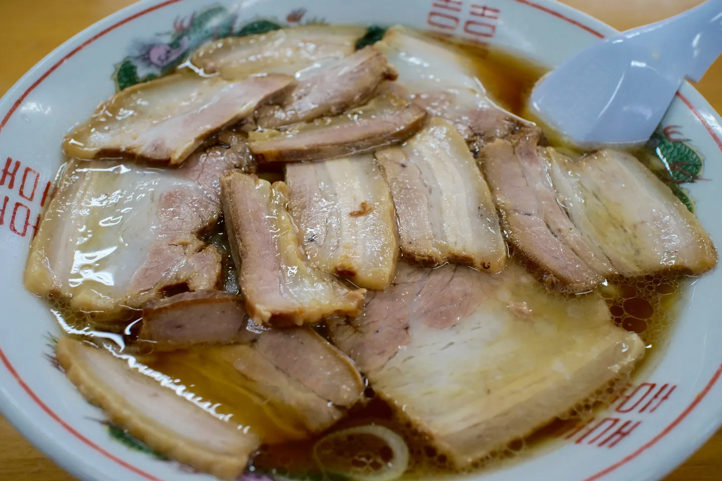 Ramen served in Aizu-Wakamatsu.