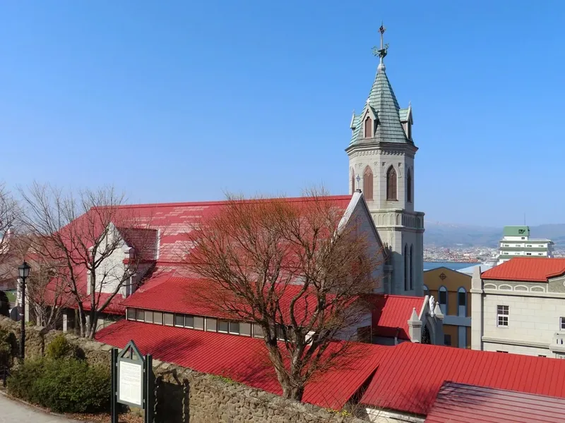 A Catholic church in Hakodate's Motomachi district.