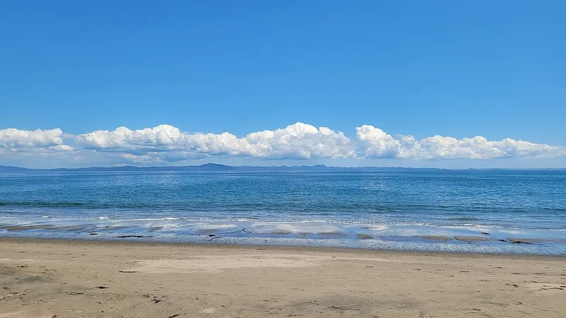 Miura Beach on a clear day