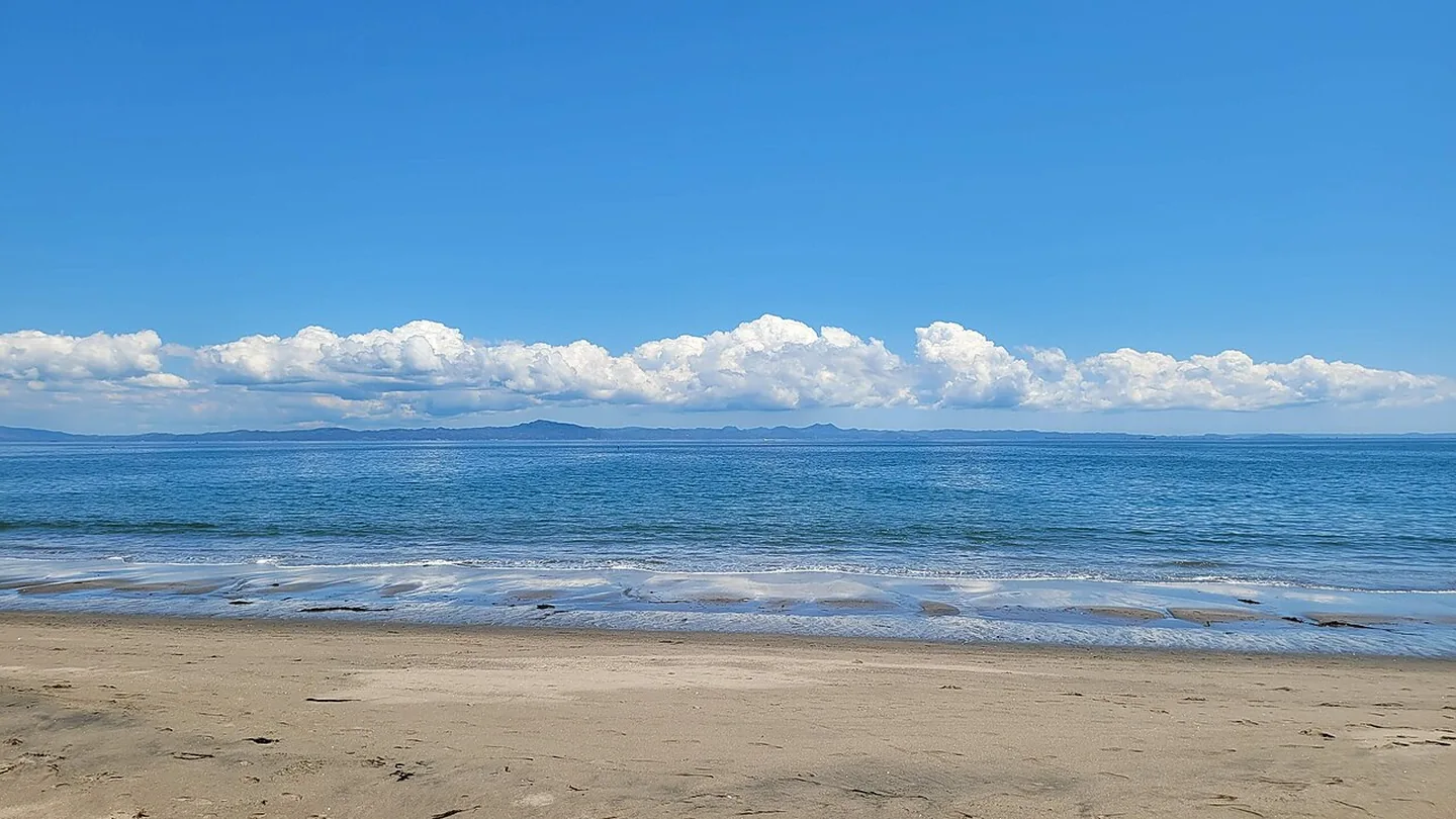 Miura Beach on a clear day