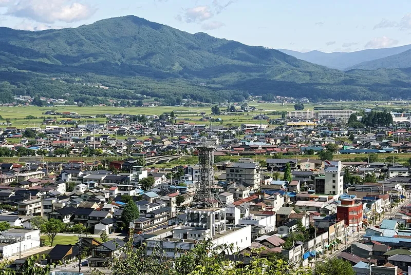 Tono viewed from Nabekura Park