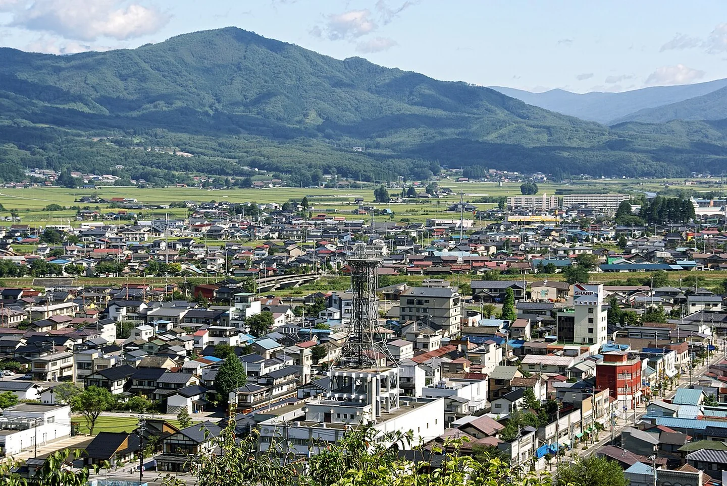 Tono vue du parc Nabekura