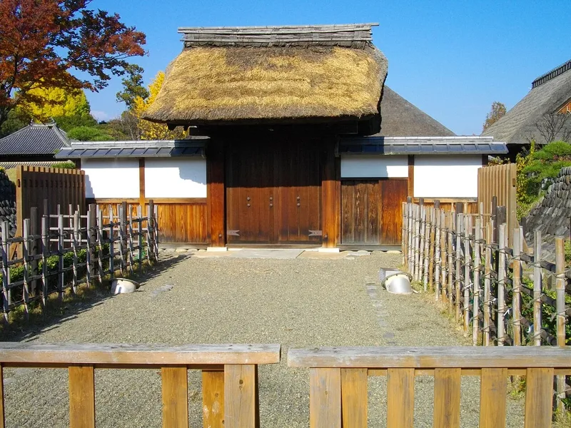 The rear gate of Ashikaga Gakko