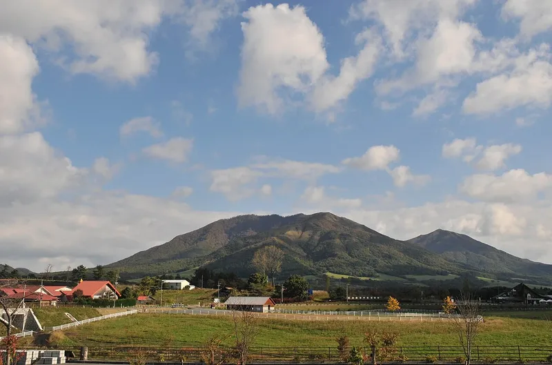 Hiruzen mountains and plateau