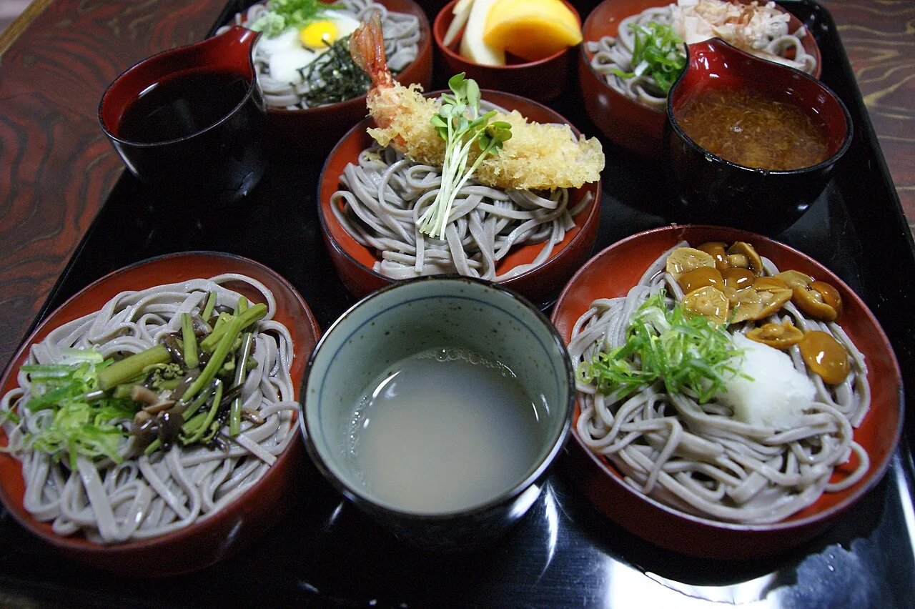 Echizen soba serveras i Fukui