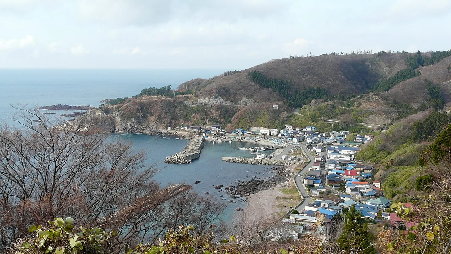 Porto di Kamo sulla Penisola di Oga