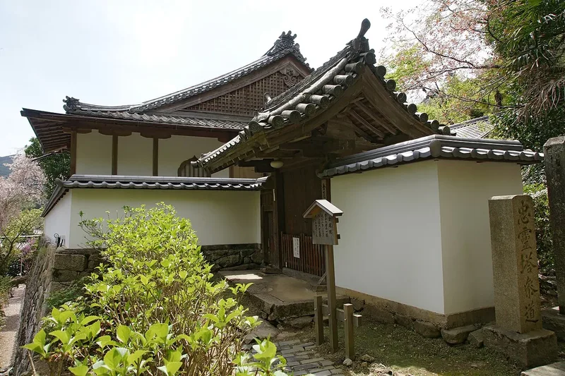 Temple buildings at Hasedera in Sakurai