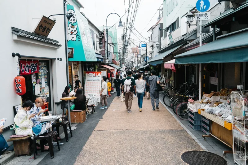 The Yanaka Ginza shopping street in Tokyo.