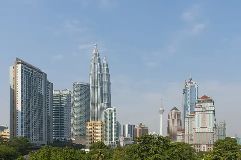 Panorama Kuala Lumpuru s Petronas Towers