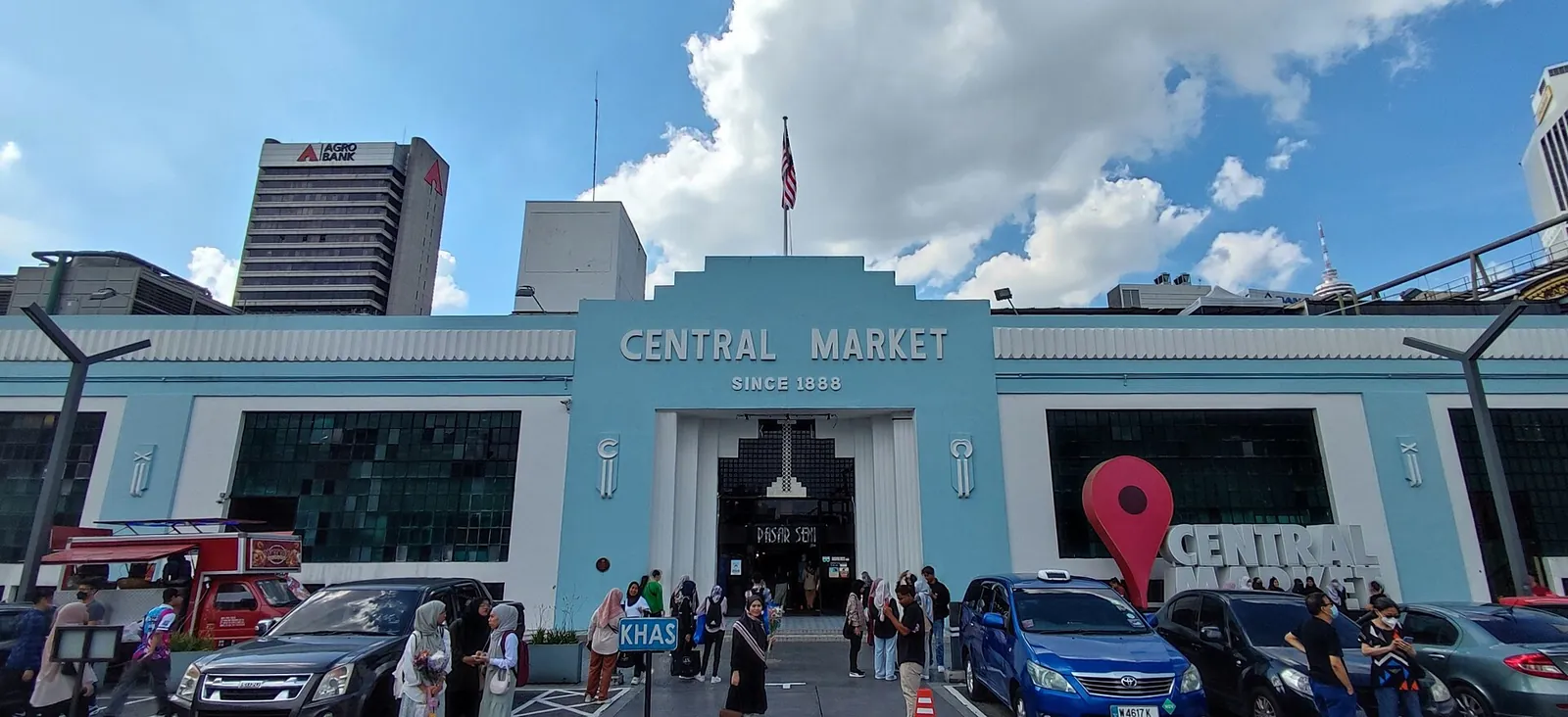 Central Market facade in Kuala Lumpur