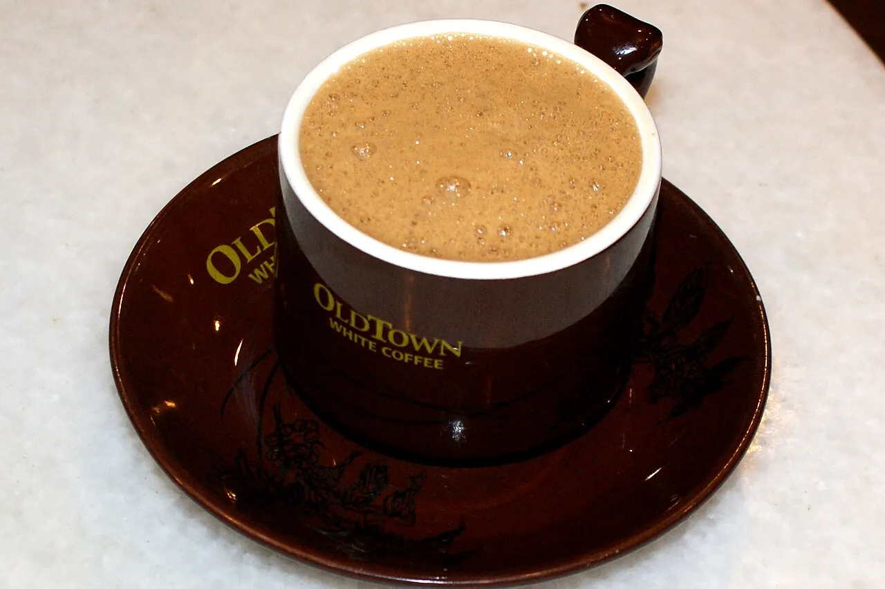 Cup of Ipoh white coffee