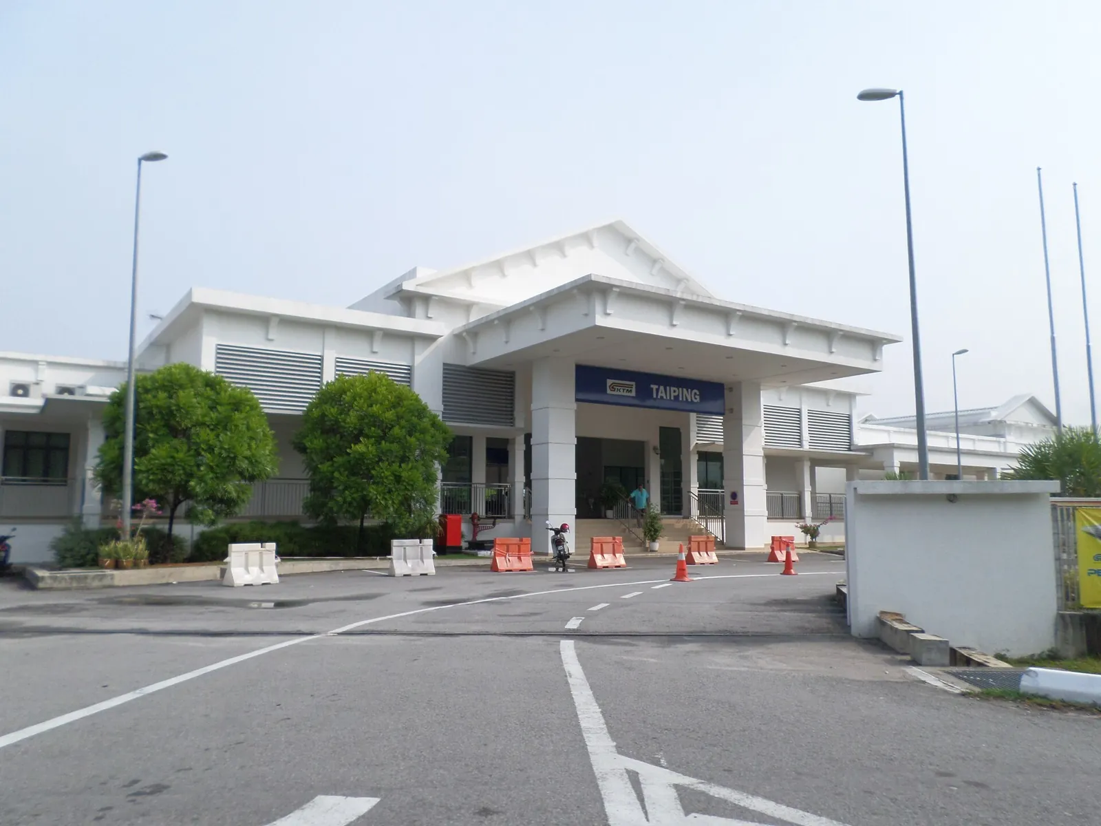 Railway station building in Taiping