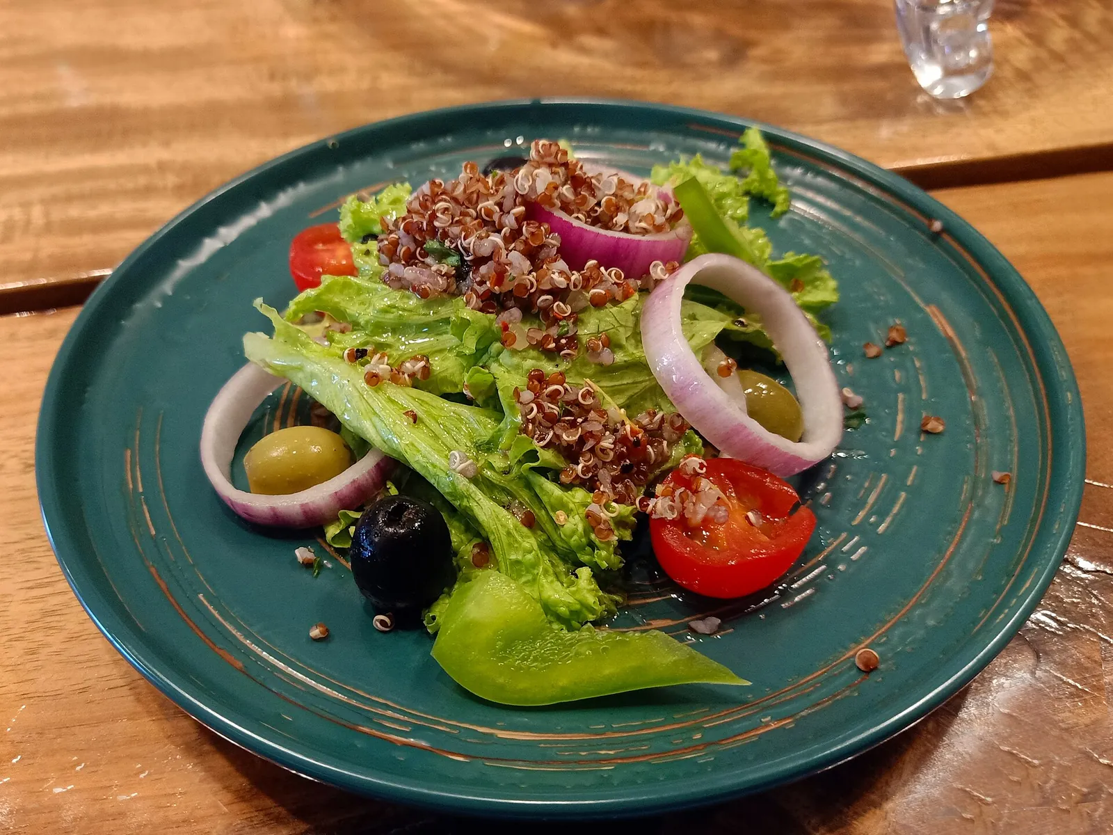 Salad served as vegetarian food at ESEAP Conference 2024 in Kota Kinabalu