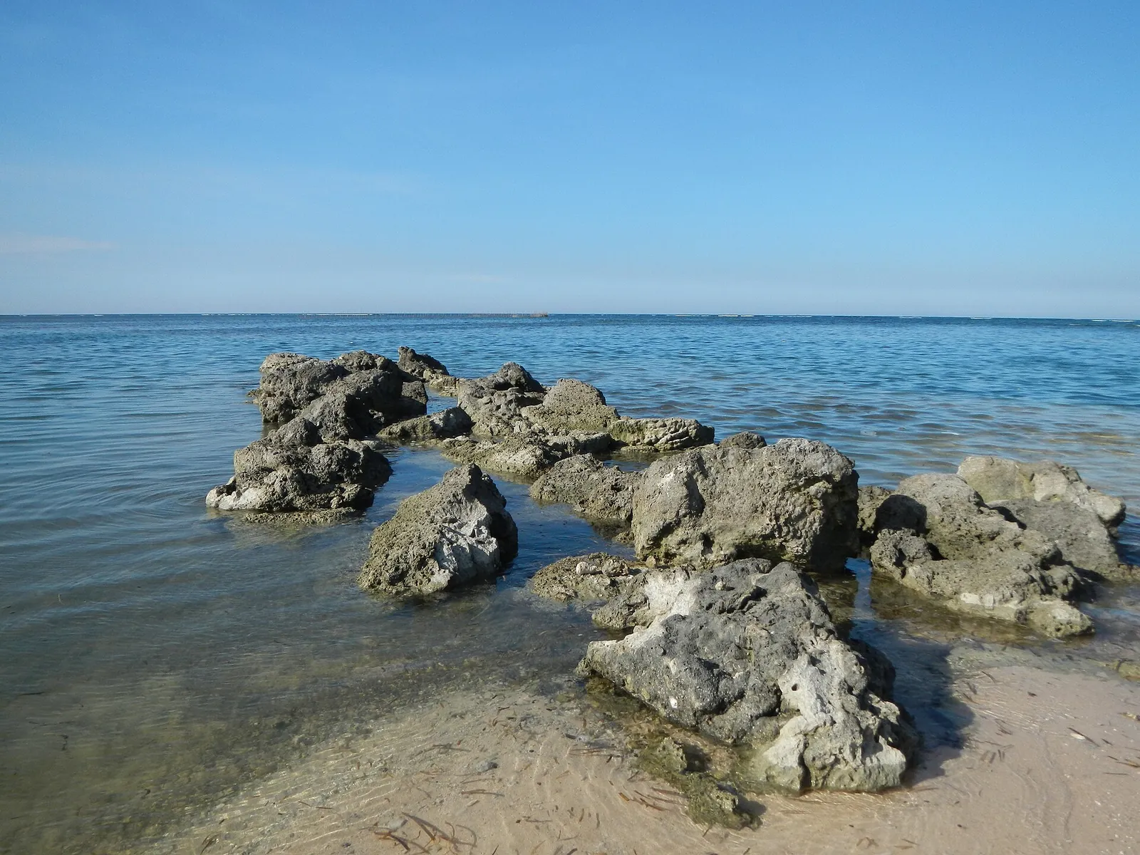 Rocky Bolinao shoreline