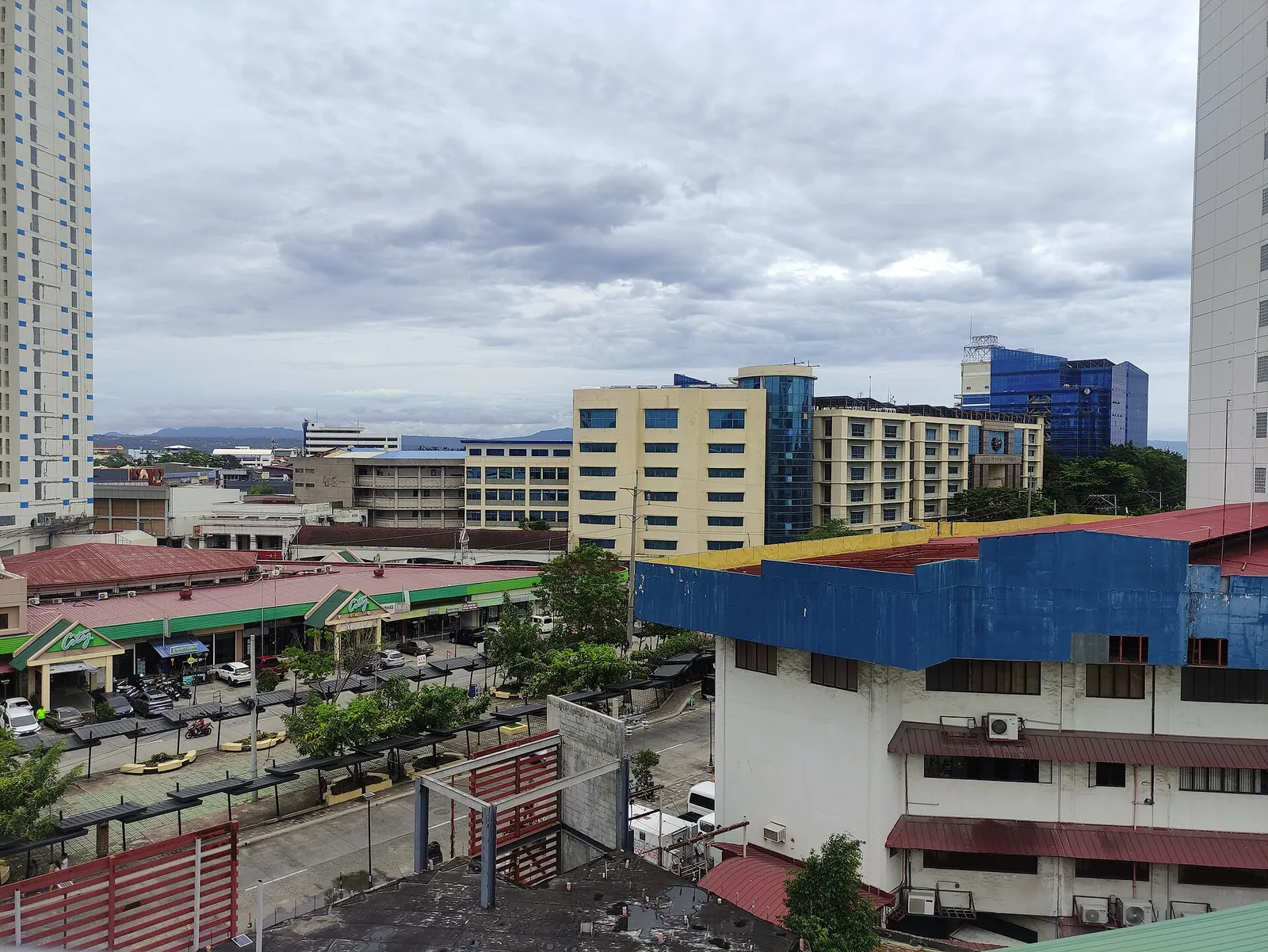Davao skyline from the public library