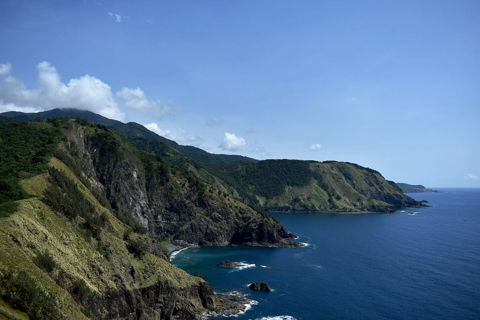 Dingalan mountain and Pacific coast
