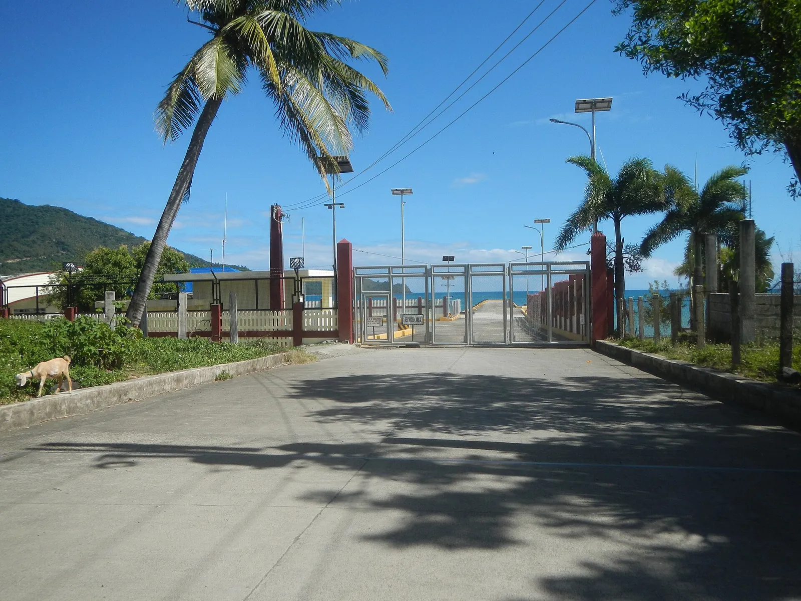Entrance to the port of Dingalan
