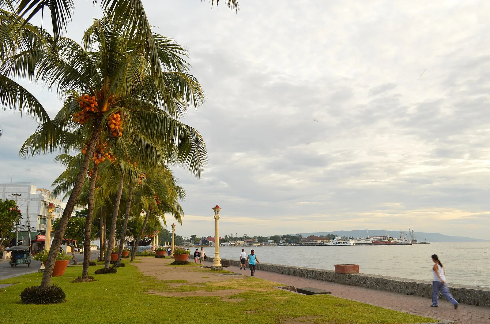 Rizal Boulevard waterfront in Dumaguete
