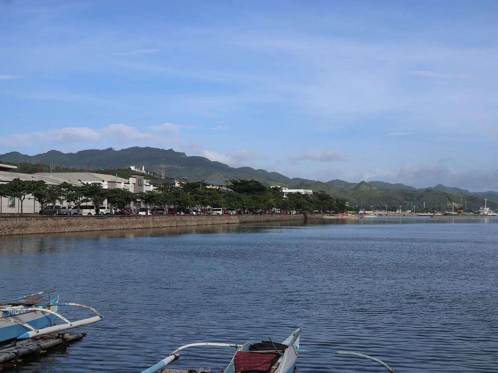 Maasin city waterfront in Southern Leyte