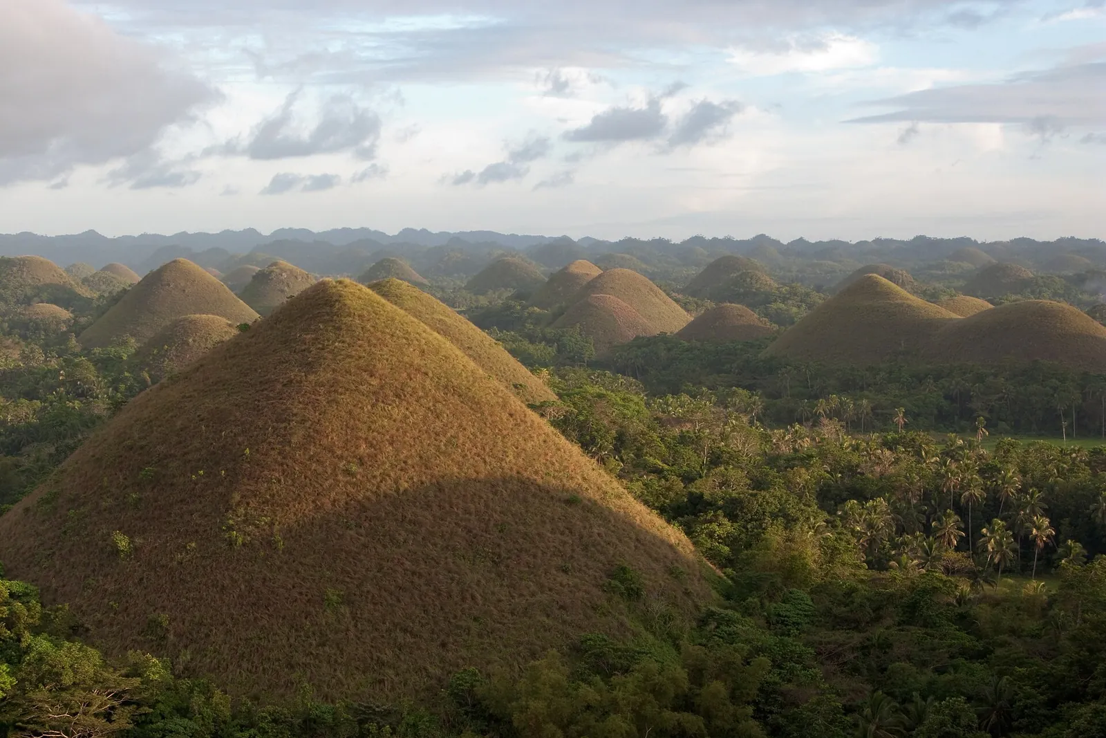 Chocolate Hills landscape on Bohol