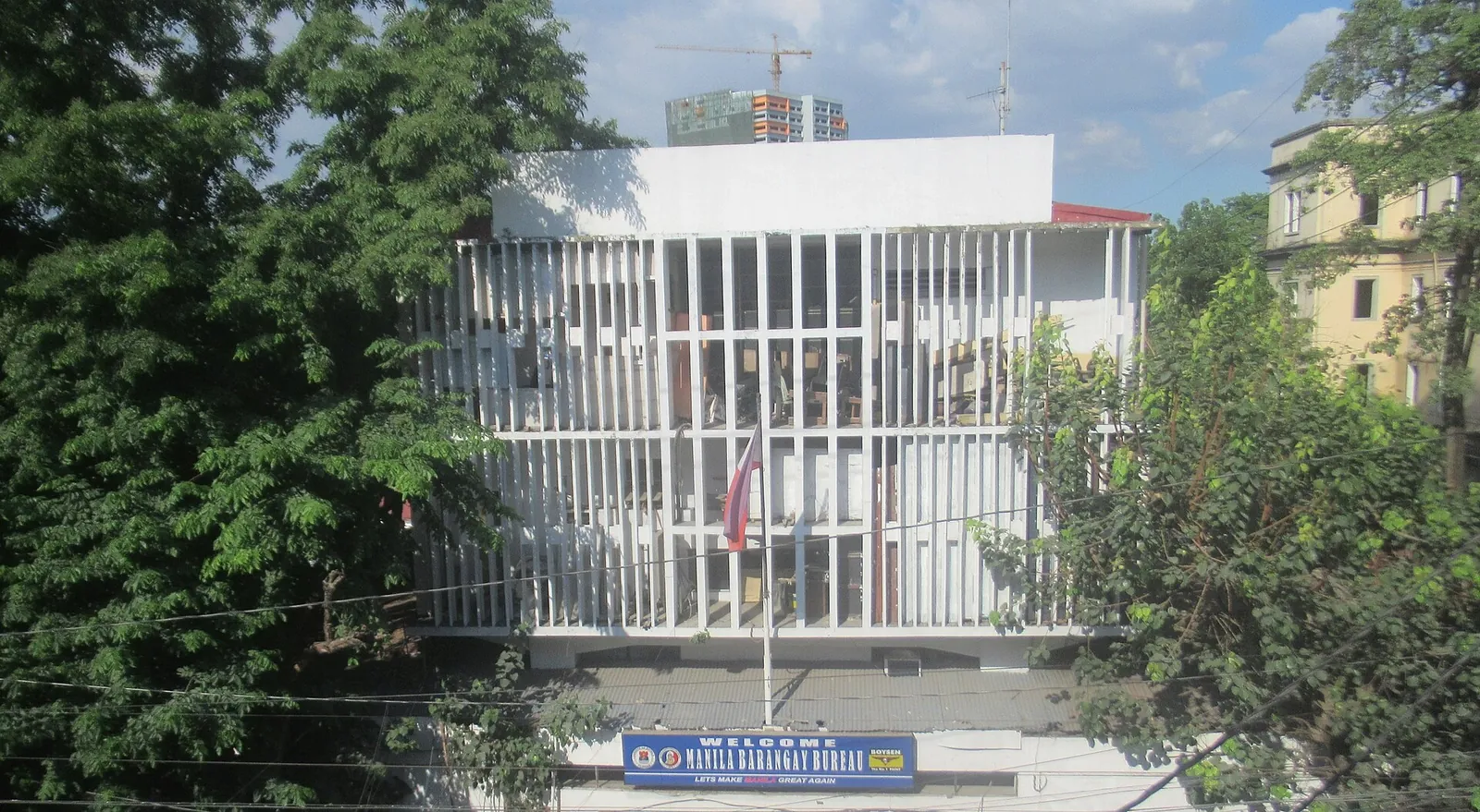 Manila Barangay Bureau building on Aroceros Street, Ermita