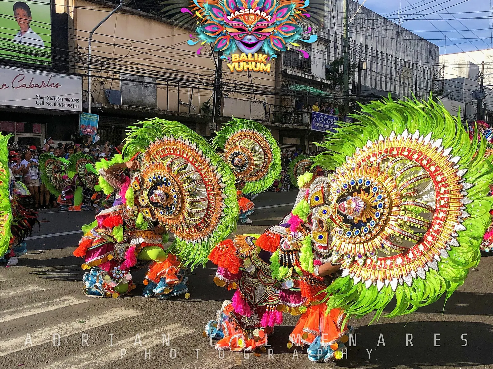 Costumed groups at Bacolod MassKara in 2022