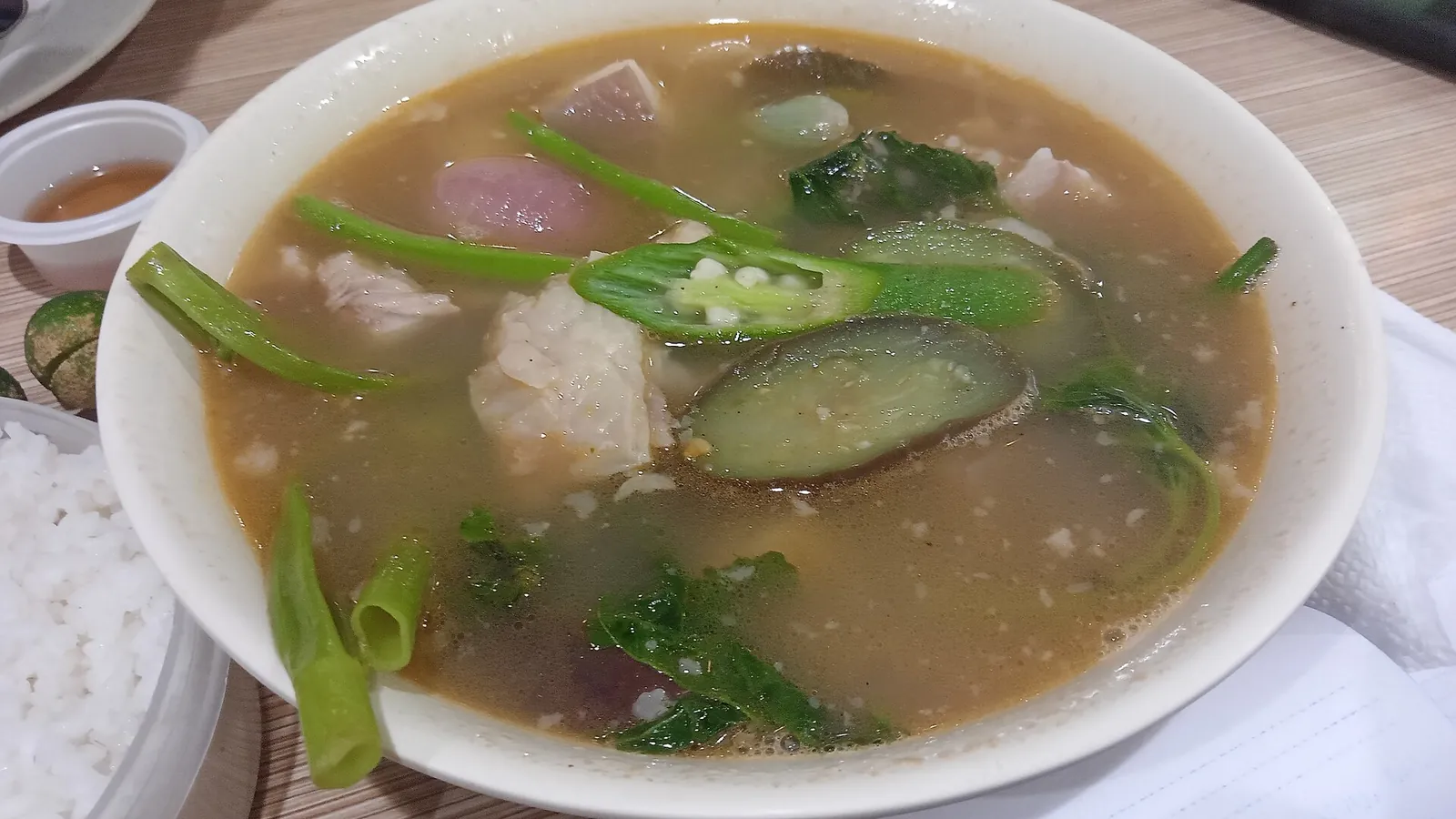 Pork sinigang with taro