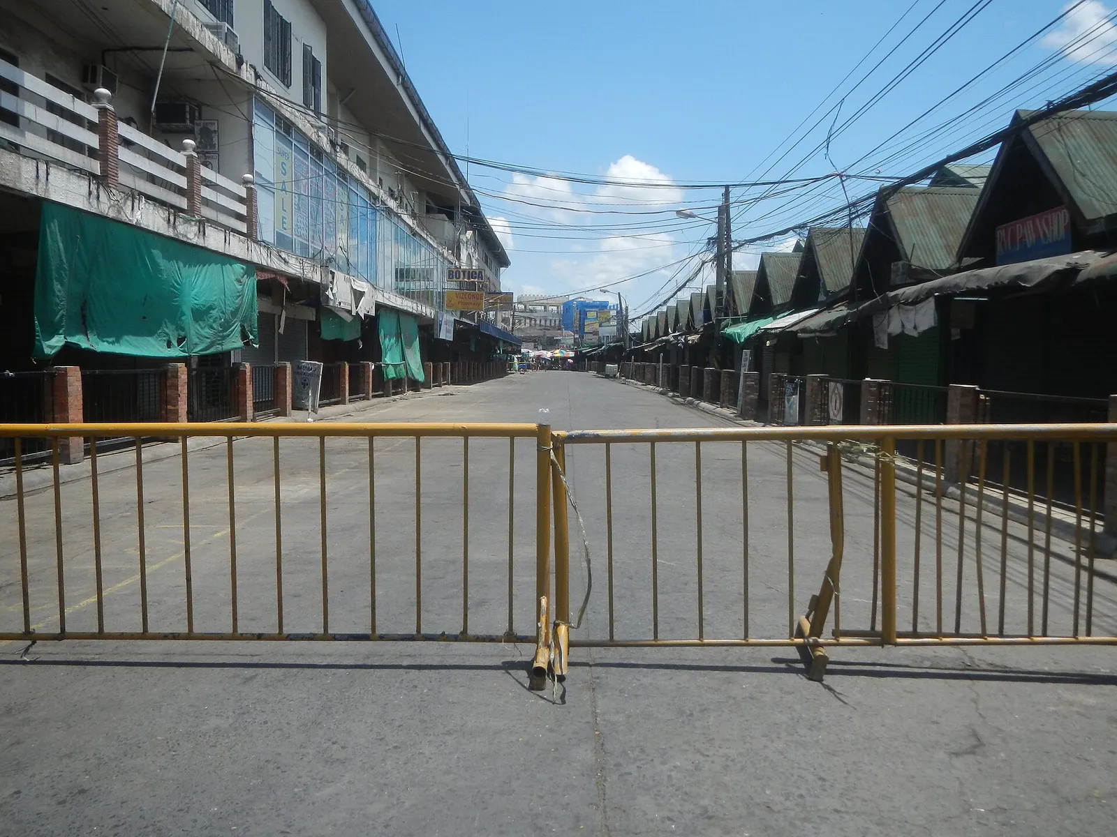 Baliuag Public Market shops closed on Maundy Thursday in 2021