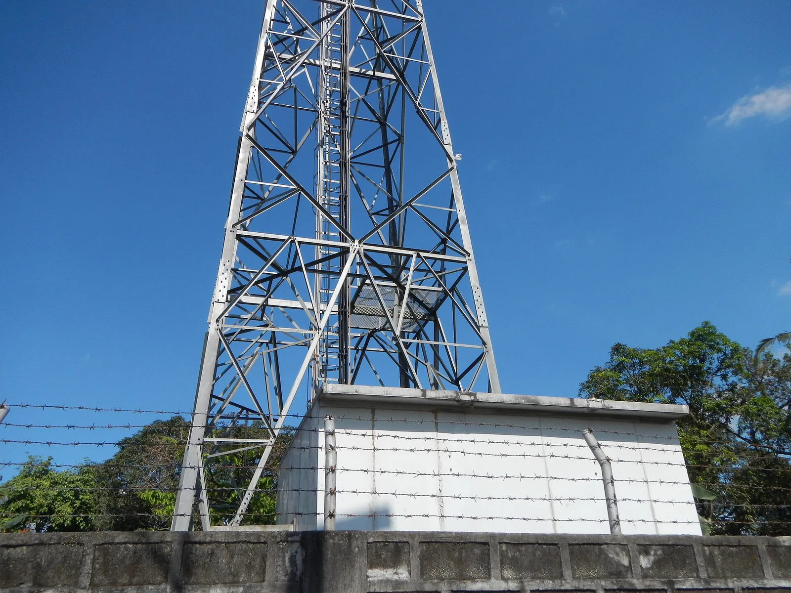 Cell-phone tower at San Pedro in San Jose del Monte, Bulacan