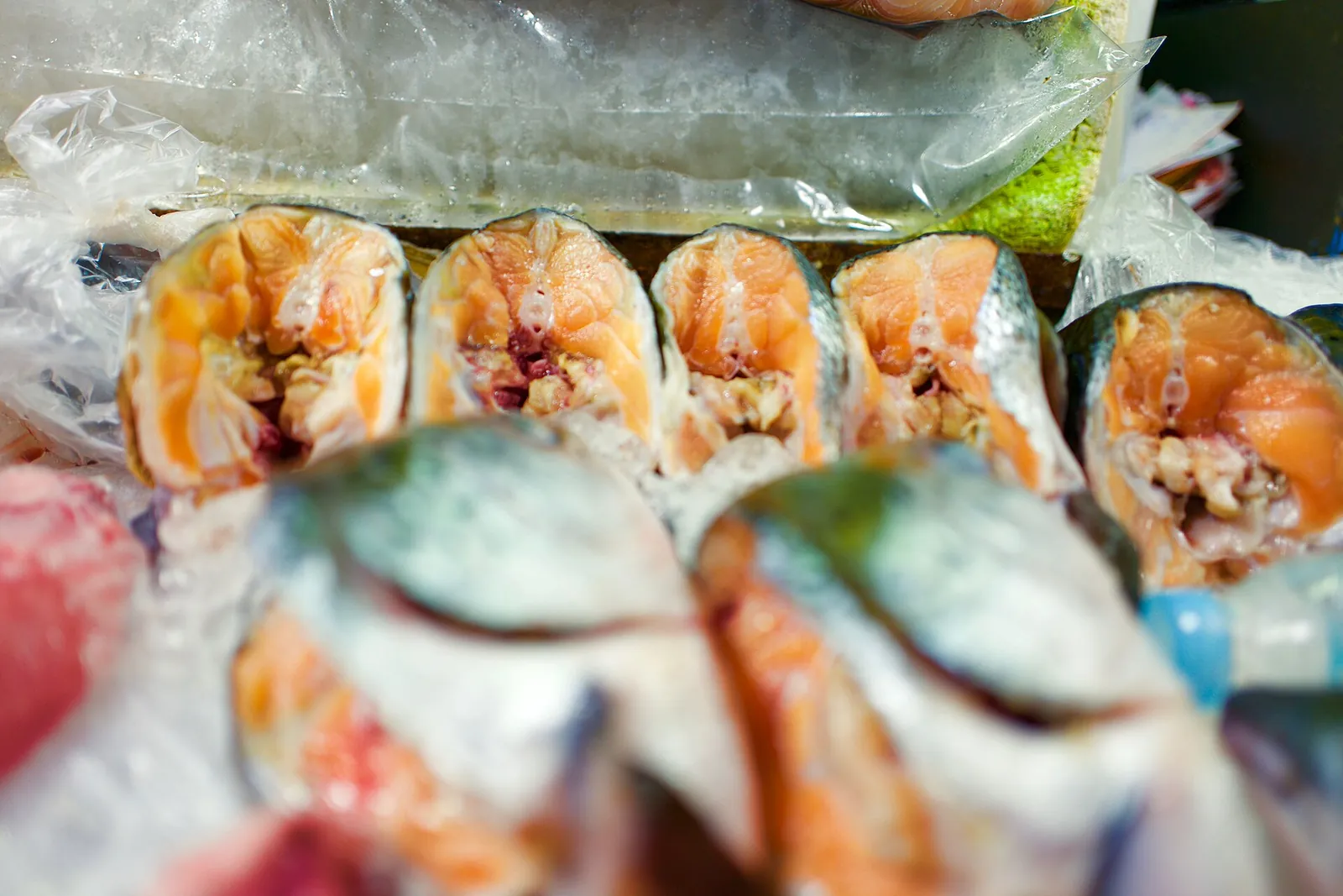Salmon at Farmers Market, Cubao
