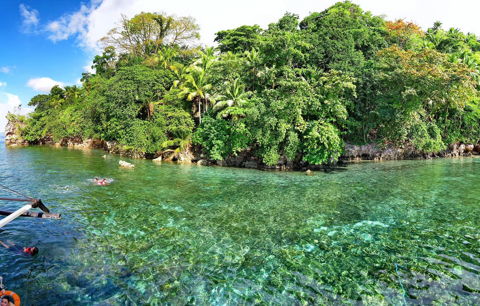 Clear coastal water on Samal