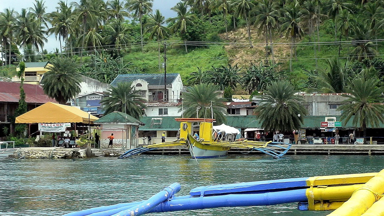 Boats at Muelle port in Puerto Galera, Oriental Mindoro