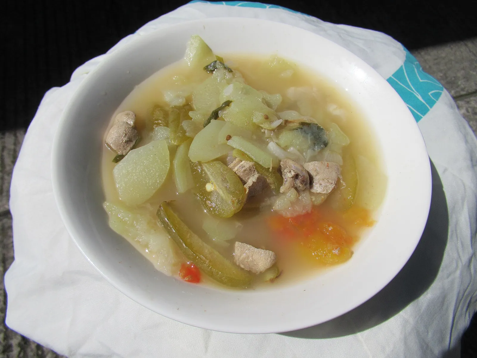 A Filipino meal photographed in the Philippines