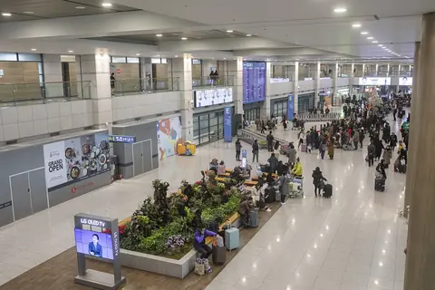 Ankomstområdet i Terminal 1 i Incheon Internationale Lufthavn