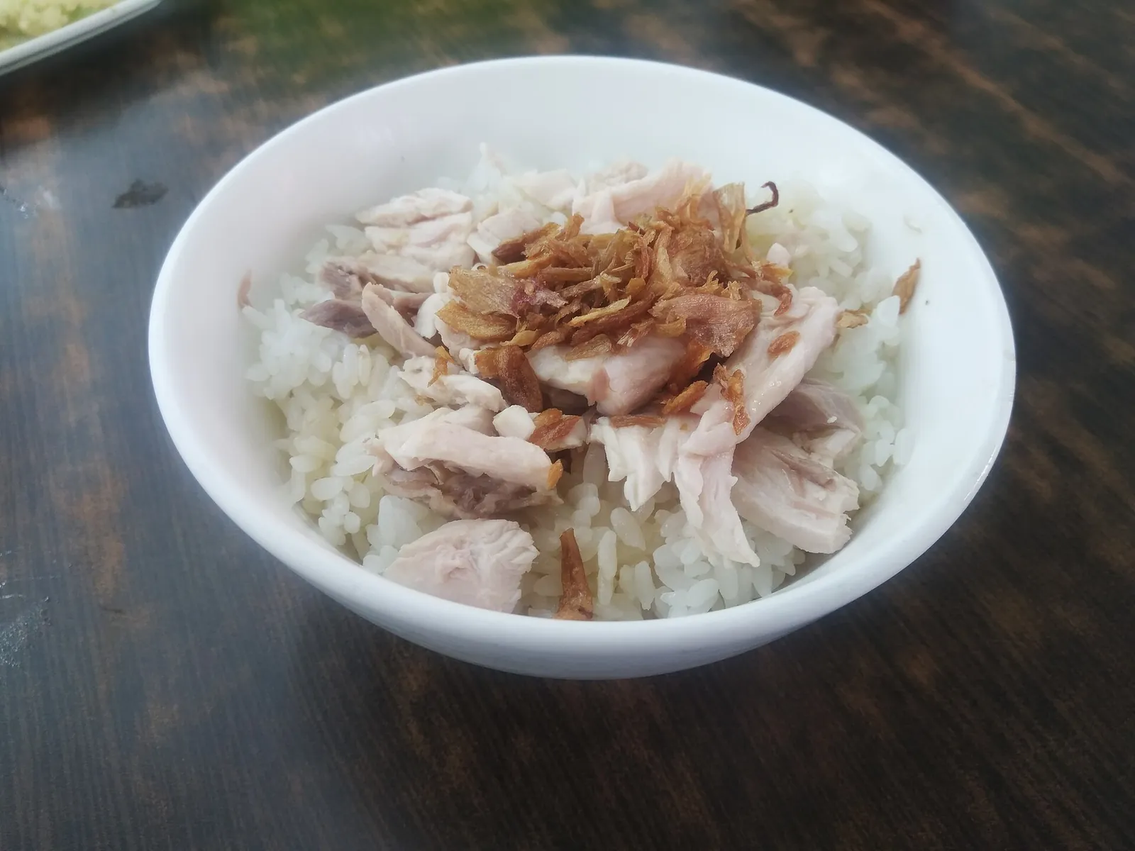 Un cuenco de arroz con pavo en Chiayi