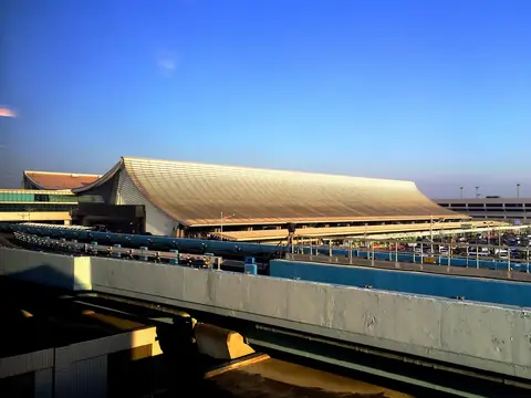 Exterior of Terminal 1 at Taiwan Taoyuan International Airport