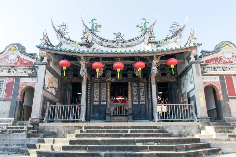 Vstup chrámu Tianhou v Magongu, Penghu