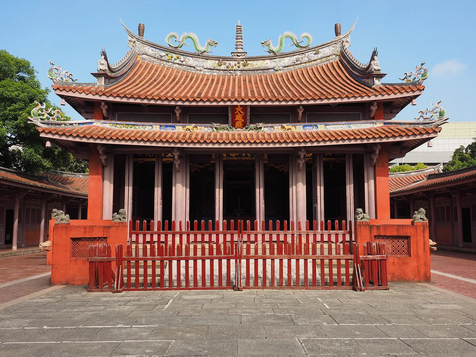 Sala Ta Cheng al tempio di Confucio di Tainan